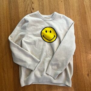 GAP smiley crewneck sweater size XL